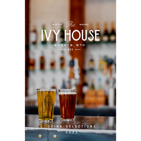 Ivy House Drink Menu 2024